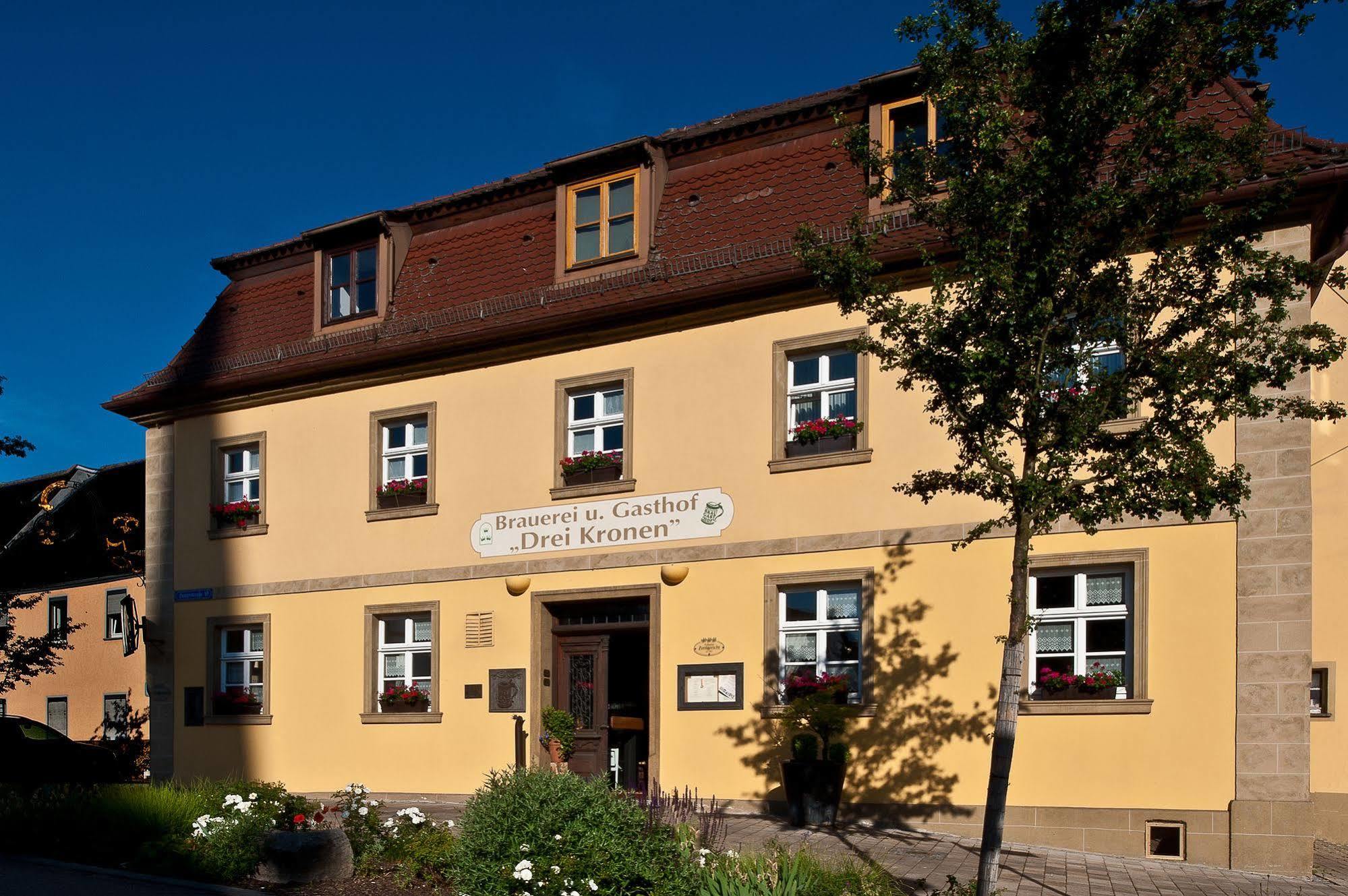 Hotel & Brauereigasthof Drei Kronen Memmelsdorf Exterior photo